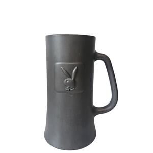 Vintage Playboy Bunny Beer Stein Glass Mug Excellent Condition 6 1/4" Tall